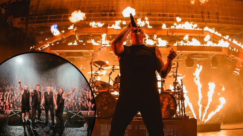 Disturbed set emergency sprinklers off mid-show because of their hectic pyrotechnics