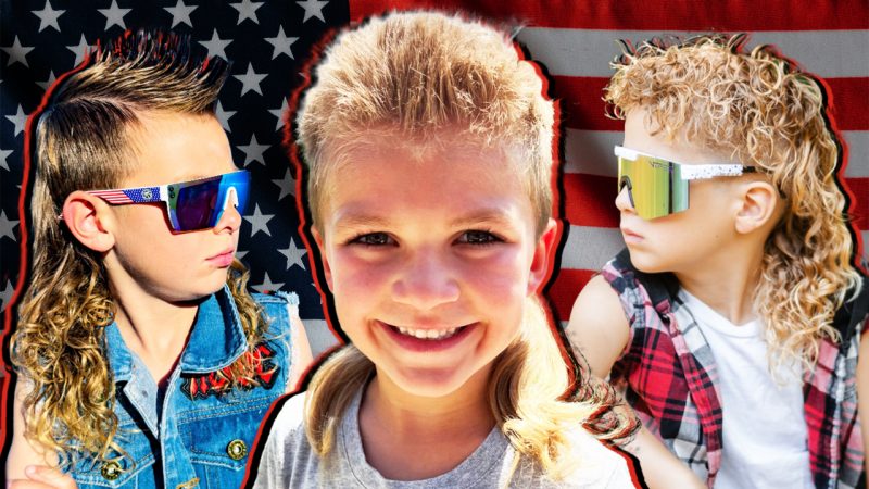 There’s a Kids' USA Mullet Championship and these young guns have some glorious lids