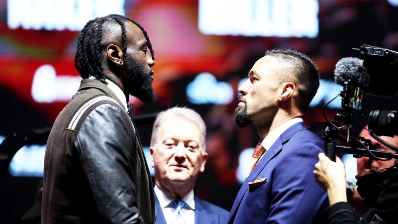 'I'm ready': Joseph Parker and Deontay Wilder get smack talk started ahead of huge fight