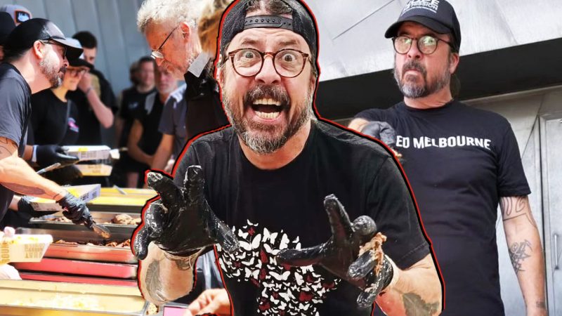 Dave Grohl spends 18 hours cooking for Melbourne's homeless during day off in Aussie