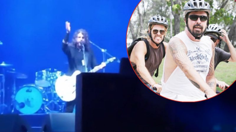 Foo Fighters dedicate ‘Everlong’ to Taylor Hawkins at ‘surprise’ Glastonbury set