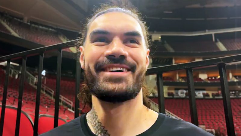 Steven Adams gives an update on his potentially career-ending knee injury in classic fashion