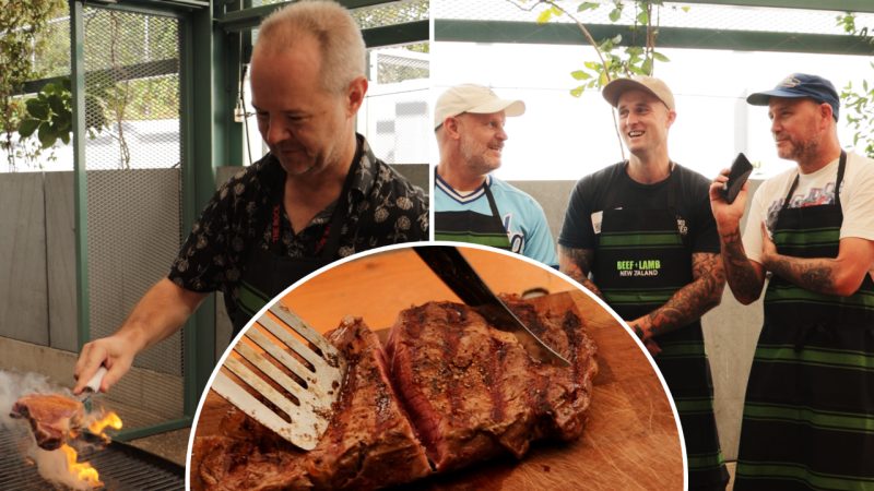 The tattooed butcher judges who cooked the best steak out of Rog, Bryce & Mulls
