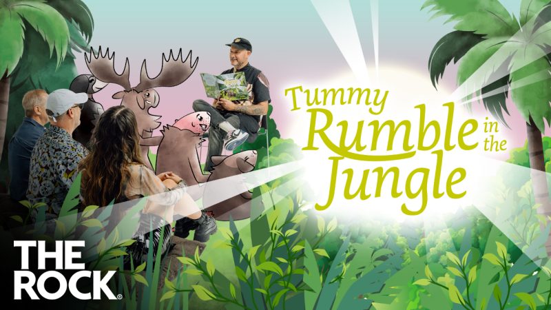 Get your copy of Bryce’s children’s book ‘Tummy Rumble in the Jungle’ now